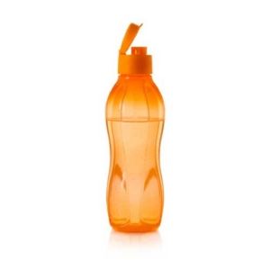 Eco Bottle Orange 1 Liter Tupperware.